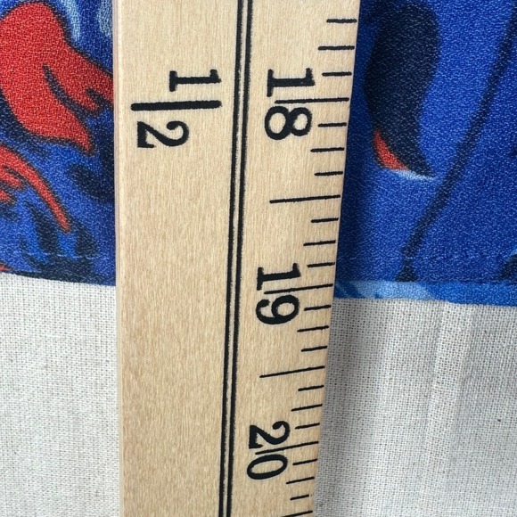 Ann Taylor Loft Floral Print Mini Skirt size 10 Blue - Picture 6 of 6